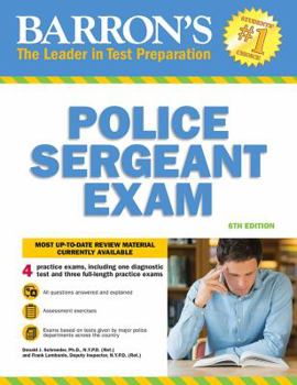 Paperback Police Sergeant Examination Book