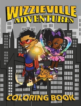 Paperback Wizzieville Adventures Coloring Book