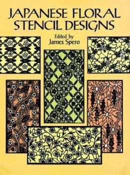 Paperback Japanese Floral Stencil Designs (Dover Pictorial Archive Series) Book