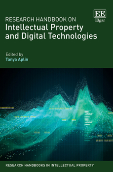 Hardcover Research Handbook on Intellectual Property and Digital Technologies Book