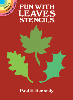 Paperback Fun with Leaves Stencils Book