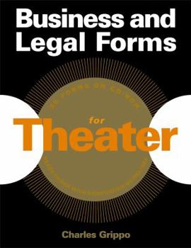 Paperback Business and Legal Forms for Theater [With CDROM] Book