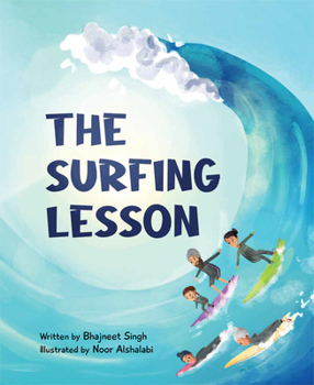 Hardcover The Surfing Lesson Book