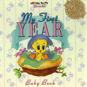 Hardcover My First Year Baby Book
