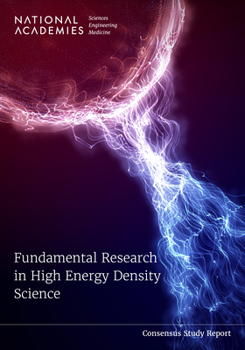 Paperback Fundamental Research in High Energy Density Science Book