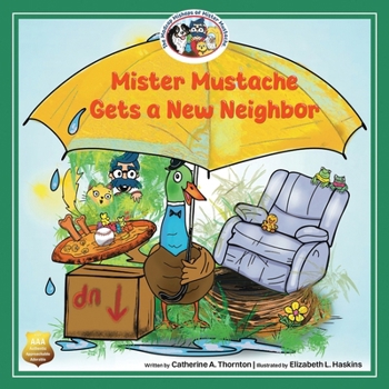 Paperback Mister Mustache Gets A New Neighbor Book