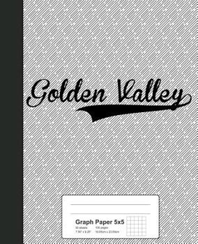 Paperback Graph Paper 5x5: GOLDEN VALLEY Notebook Book