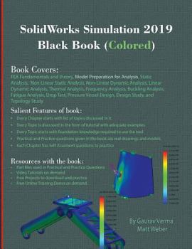 Paperback SolidWorks Simulation 2019 Black Book (Colored) Book