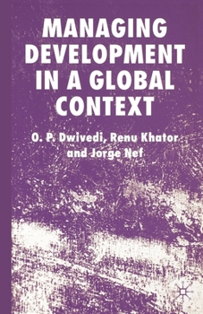 Paperback Managing Development in a Global Context Book