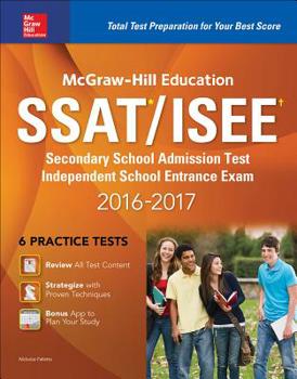 Paperback McGraw-Hill Education Ssat/ISEE 2016-2017 Book