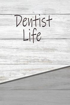 Paperback Dentist Life: Personalized Rustic Isometric Dot Notebook 120 Pages 6x9 Book