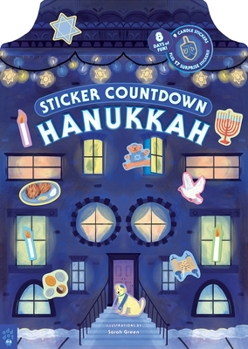 Hardcover Sticker Countdown: Hanukkah Book