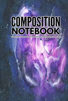 Composition Notebook: College Ruled 6" x 9" Artic Space Design Writing Notes Journal,Office,Kids,School and college student