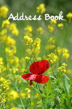 Address Book.: Glossy And Soft Cover, Large Print, Font, 6" x 9" For Contacts, Addresses, Phone Numbers, Emails, Birthday And More.