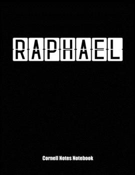 Cornell Notes Notebook : Cornell Note Paper Notebook. Blank Books for College Students. Large College Ruled Medium Lined Journal Note Taking System for School and University. Personalized Name: Raphae