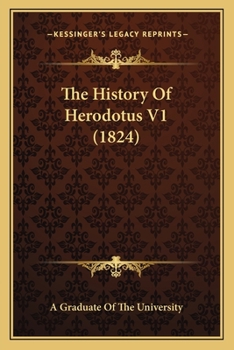 The History Of Herodotus V1