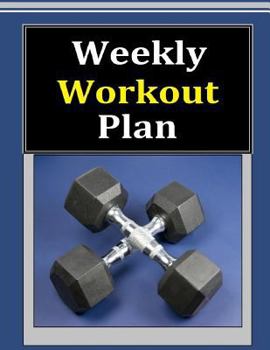 Paperback Weekly Workout Plan Book