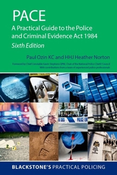 Paperback Pace: A Practical Guide to the Police and Criminal Evidence ACT 1984 Book