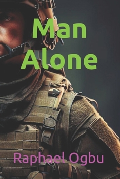 Paperback Man Alone [Large Print] Book