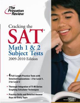 Paperback Cracking the SAT Math 1 & 2 Subject Tests Book