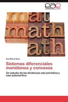 Paperback Sistemas diferenciales monótonos y convexos [Spanish] Book
