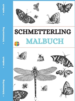 Hardcover Schmetterling Malbuch: Einzigartige Schmetterling Färbung Seiten [German] Book