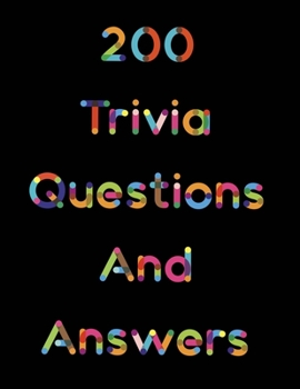 Paperback 200 Trivia Questions and Answers [Large Print] Book
