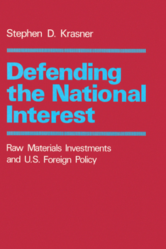 Paperback Defending the National Interest: Raw Materials Investments and U.S. Foreign Policy Book