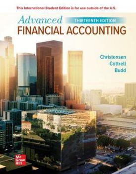 Paperback ISE Advanced Financial Accounting Book