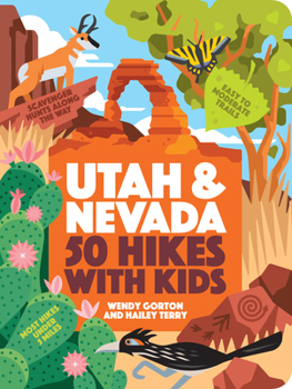 Paperback 50 Hikes with Kids Utah and Nevada Book
