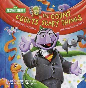 Hardcover The Count Counts Scary Things Book