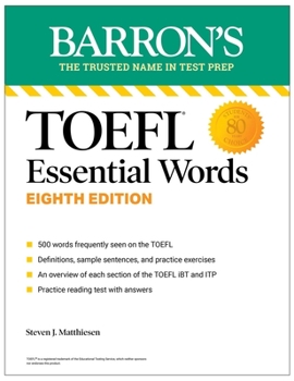 Paperback TOEFL Essential Words, Eighth Edition Book