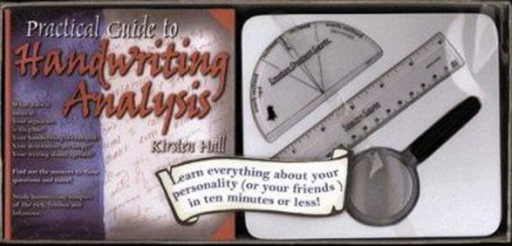 Hardcover Practical Guide to Handwriting Analysis: Book and Kit [With Notepad and Protractor, Ruler, Magnifying Glass, Graphoanalysi] Book