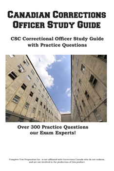 Paperback Canadian Corrections Officer Study Guide Book