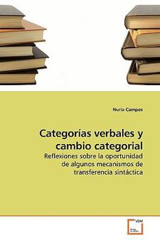 Paperback Categorías verbales y cambio categorial Book