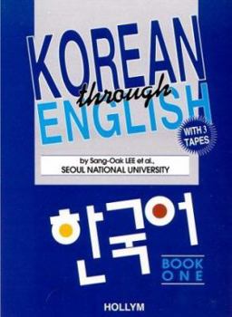 Paperback Korean Through English Book & Tape 1 Book