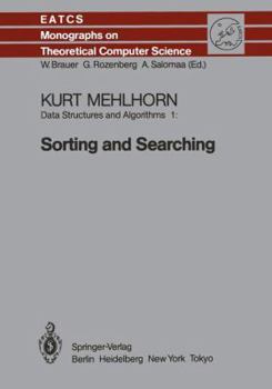 Hardcover Data Structures and Algorithms I: Sorting and Searching Book