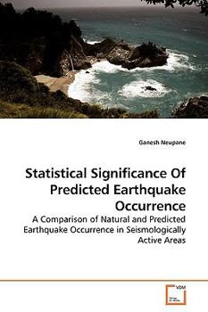 Paperback Statistical Significance Of Predicted Earthquake Occurrence Book
