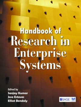 Hardcover Handbook of Research in Enterprise Systems Book