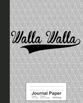 Paperback Journal Paper: WALLA WALLA Notebook Book