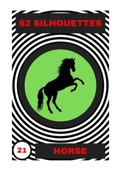 Paperback Horse: 62 Silhouettes Book