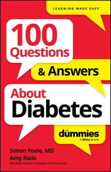 Paperback 100 Questions & Answers about Diabetes for Dummies Book