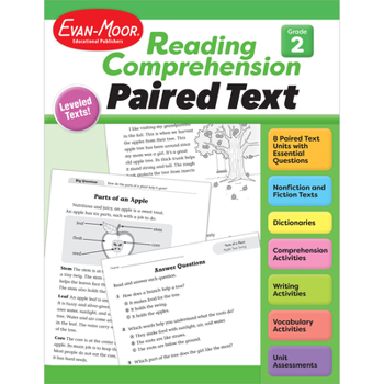 Paperback Reading Comprehension, Paired Text, Grade 2 Book