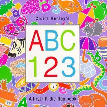 Hardcover ABC One Two Three: A First Lift-The-Flap Book