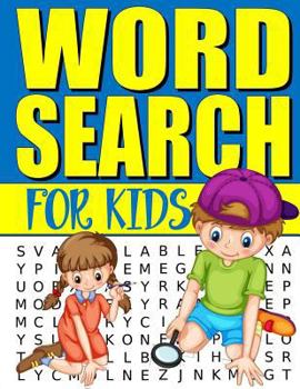 Paperback Word Search For Kids: 50 Easy Large Print Word Find Puzzles for Kids: Jumbo Word Search Puzzle Book (8.5"x11") with Fun Themes! [Large Print] Book