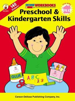 Paperback Preschool & Kindergarten Skills, Grades PK - K (Home Workbooks) Book
