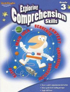 Paperback Exploring Comprehension Skills: Reproducible Grade 3 Book