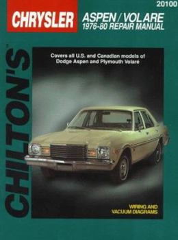 Paperback Dodge Aspen and Volare, 1976-80 Book