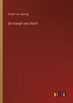 Paperback Der Kampf ums Recht [German] Book