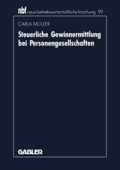 Paperback Steuerliche Gewinnermittlung Bei Personengesellschaften [German] Book